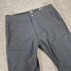 KUHL Slax Pants Mens 34x30 Black Hiking Outdoors Gorpcore